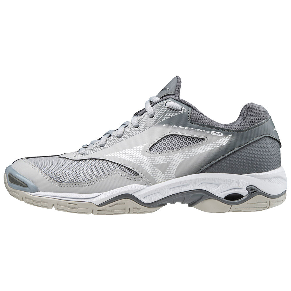 Mizuno Wave Phantom 2 Nb Női Teremcipő Fehér/Szürke PBS726815